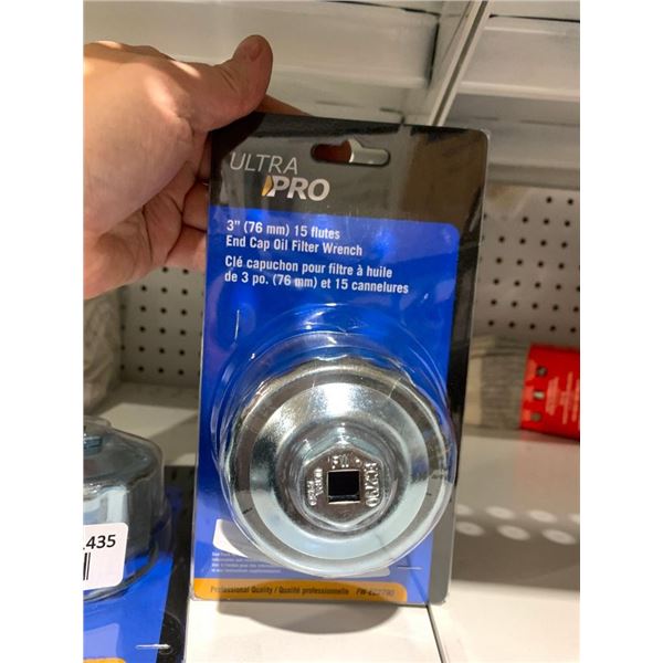 Ultra Pro 3" 15 Flutes End Cap Oil Filter Wrench