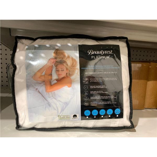 Beautyrest Platinum 300 count Temp Regulating Sheet Set Double