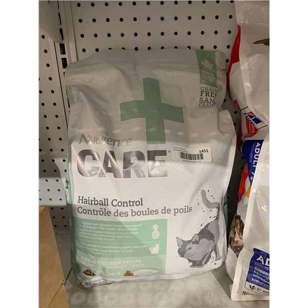 Nutrience Care Hairball Control Cat Kibble11lbs