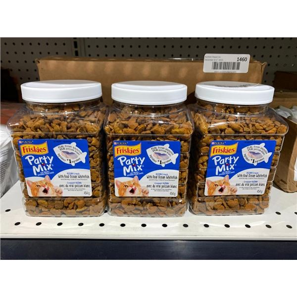 Friskies party mix cat treats, 3x454g
