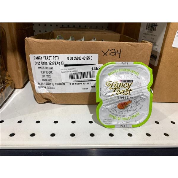 Purina FancyFeast Petites Braised Chicken Cat Pate 24 x 79.4