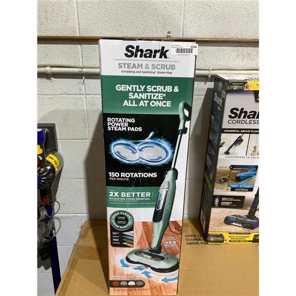 Shark S7000C Steam & Scrub All-in-One Scrubbing and Sanitizing Hard Floor Steam Mop, Sage Green