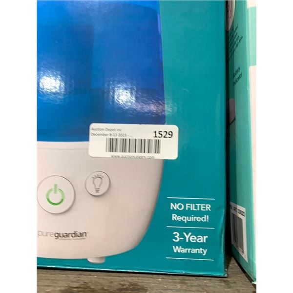 PureGardian 70-Hour Ultrasonic Humidifier  2 Pack
