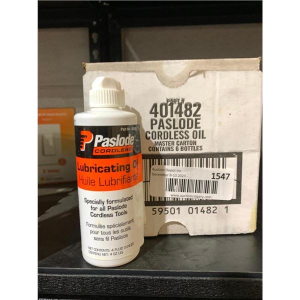 Paslode Cordless Lubricating Oil 6 x 4 fluid ounces