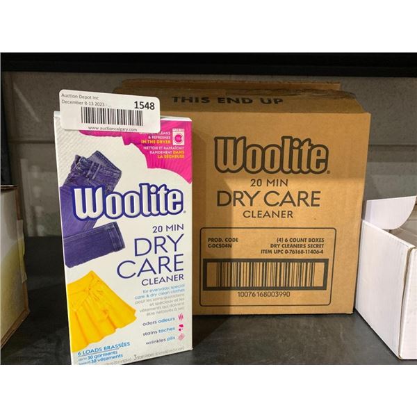 Woolite 20 Dry Care Cleaner (4) 6 Count Boxes