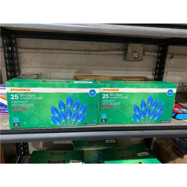 Sylvania 25 LED C9 Lights 14ft Connectable x 2