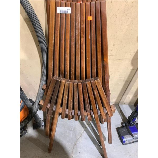 Melino Wooden Folding Chair