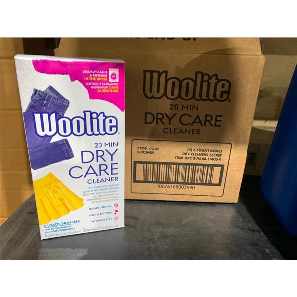 Woolite 20 Min Dry Care Cleaner (4) 6 Count Boxes