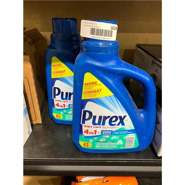 Purex 4 in 1 Dirt Lift Action Detergent 2 x 1.92L