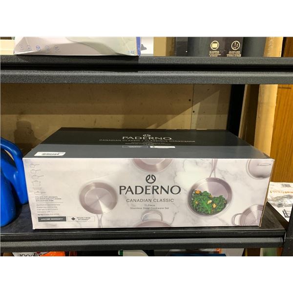 Paderno Canadian Classic 11-Pc Stainless Steel Cookware Set