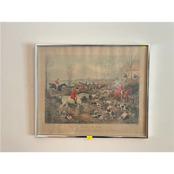 Framed Drawing (Drawing The Cover) By H.Klaen 17 x 14