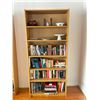 Image 1 : Wooden Bookshelf 36L x 11D x 80T With Large Assortment Of Various Books