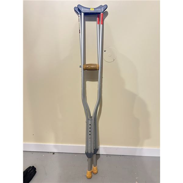 Set Of Adjustable Crutches