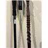 Image 3 : Hand Carved African Style Wooden Walking Stick And Adjustable Walking Stick