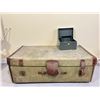Image 1 : Antique Travellers Chest With Metal Storage Boxes