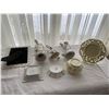 Image 3 : Collection Of Porcelain Figurines, Candy Dishes, Anniversary Plate & More