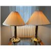 Image 1 : Matching Set Of Vintage Glass Table Lamps 26H