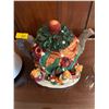 Image 2 : Assorted Christmas Decor - Ceramic Statue, Ornament, Piggy Bank & More