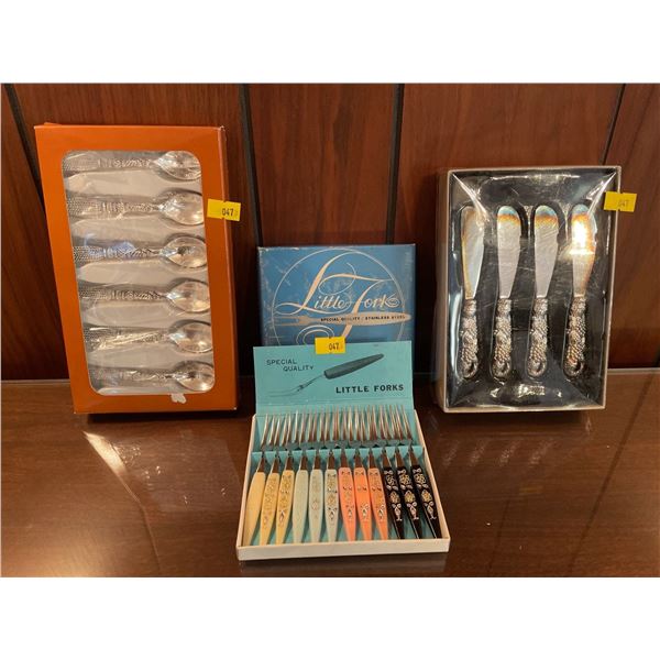 Assorted Collection Of Miniature Utensils - Stainless Steel/ Silver Plated/Pewter