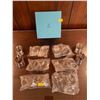 Image 1 : Set of 8 Dual Napkin Holders - From Birks Silver Plated