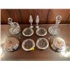 Image 2 : Assorted Collection Of Crystal & Silver Plated Home Decor - Coasters, Ashtrays, Decanters, & More