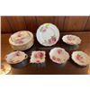 Image 1 : Assorted Collection Of Royal Alberta American Beauty Serving Dishes, 12 Salad Plates & More