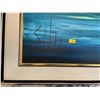 Image 2 : Arcylic On Canvas Haunted Ship Painting - Matted & Framed 30.5Lx38.5H