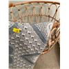 Image 2 : Wicker Basket With Blankets