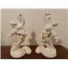 Image 1 : Matching Set Of Porcelain Figurines - Asian Dancers 12Hx7W