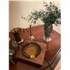 Image 2 : Collection of Inside Home Decor Artificial Prayer Plant in Gold Container, Brass Pint and More