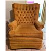 Image 1 : Mustard Yellow Rocking Arm Chair 31Lx33Dx37H