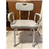 Image 1 : Adjustable Assisted Shower Chair For Elderly & Disabled
