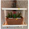 Image 1 : Home Gardening Decor With Shelf, Succulents, Ceramic Pots And More