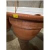 Image 3 : Set Of 3 Terra-Cotta Decorative Containers With Trays 14.5Lx11H