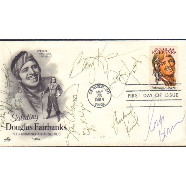 A Whole New Ballgame cast signed FDC