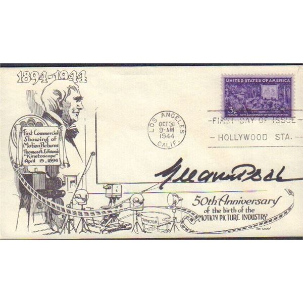 Gregory Peck signed FDC