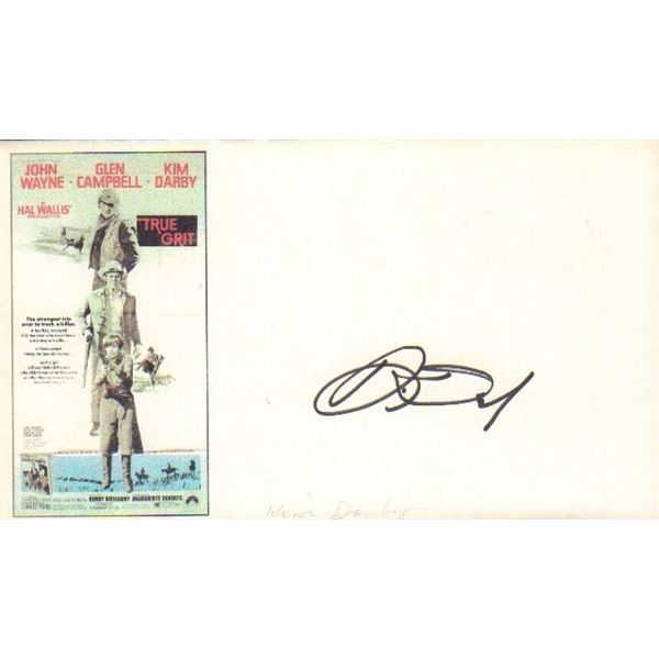 Kim Darby signed original FDC