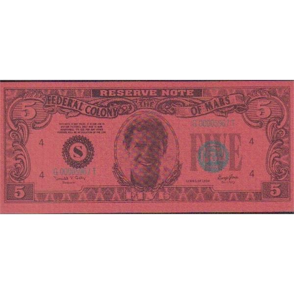 Total Recall original movie prop bill