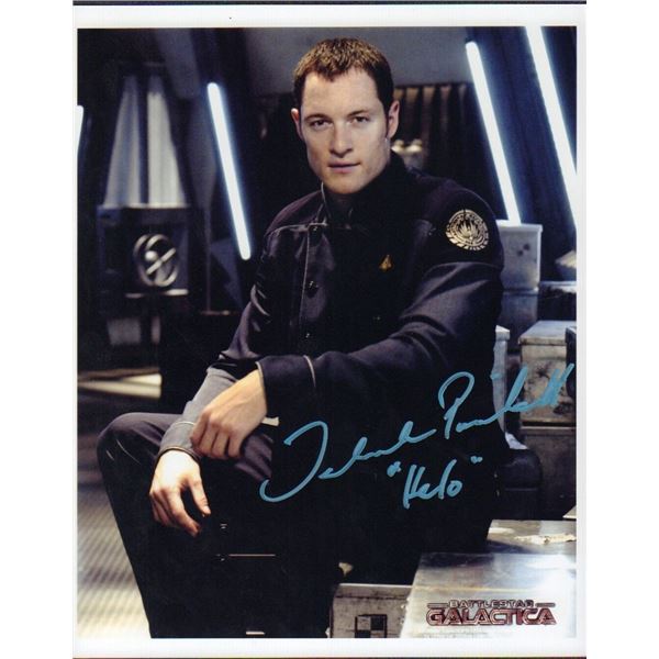 Tahmoh Penikett signed photo Battlestar Galactica