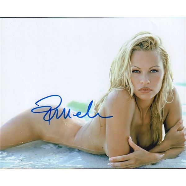 Pamela Anderson signed photo sexy