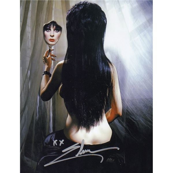 Elvira signed photo