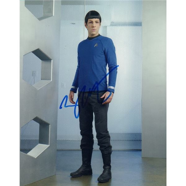 Zachary Quinto signed photo Star Trek