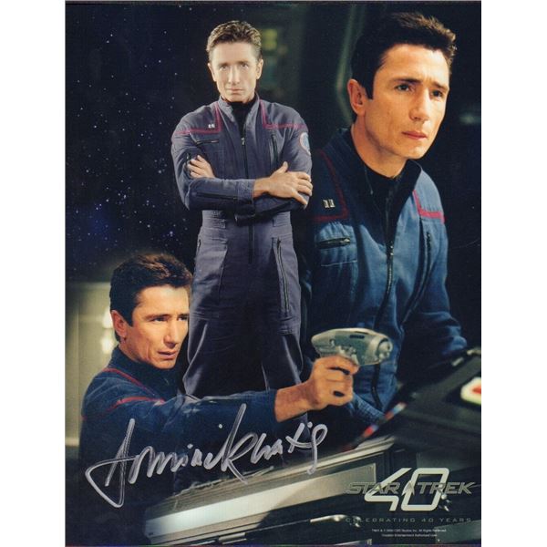 Dominic Keating signed Star Trek photo