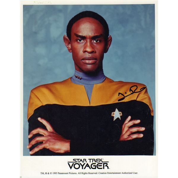 Tim Russ signed Star Trek photo