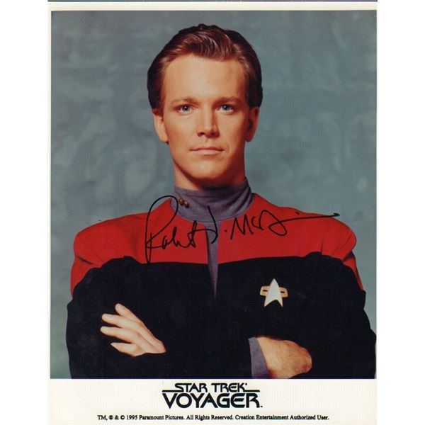 Robert Duncan McNeil signed Star Trek photo