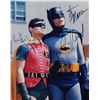 Image 1 : Adam West/Burt Ward signed photo Batman & Robin
