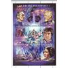 Image 1 : Carrie Fisher signed block of stamps Star Wars