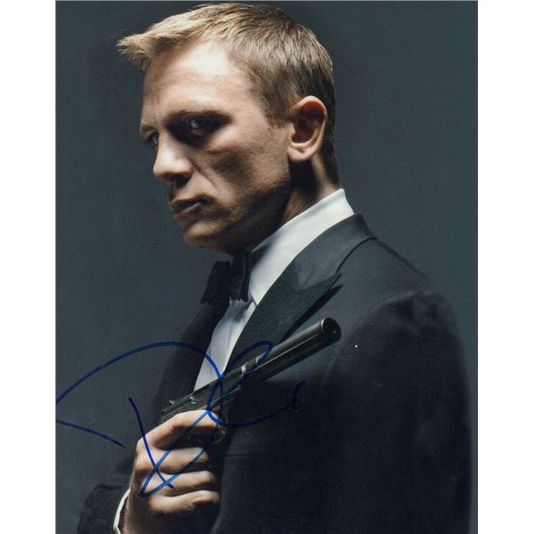 Daniel Craig signed photo James Bond