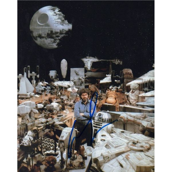George Lucas signed photo Star Wars