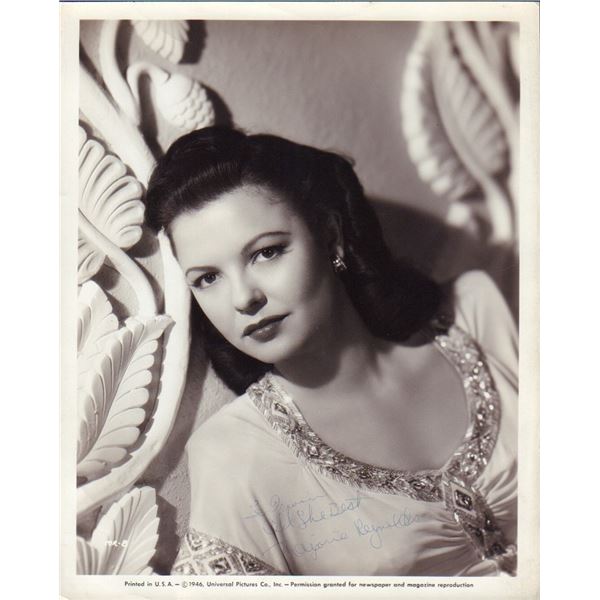 Majorie Reynolds signed vintage photo